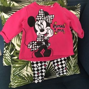 Disney  baby Minnie Mouse set 0-3m